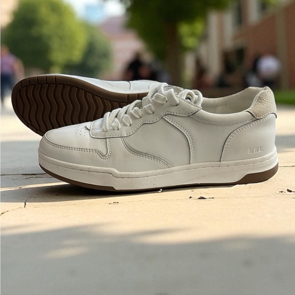MADEWELL  shoes white leather court sneakers 
MWL size 9M - Picture 3 of 14